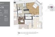 Exklusive Dachgeschoss-Maisonette- 4 Zimmer- 2 Terrassen