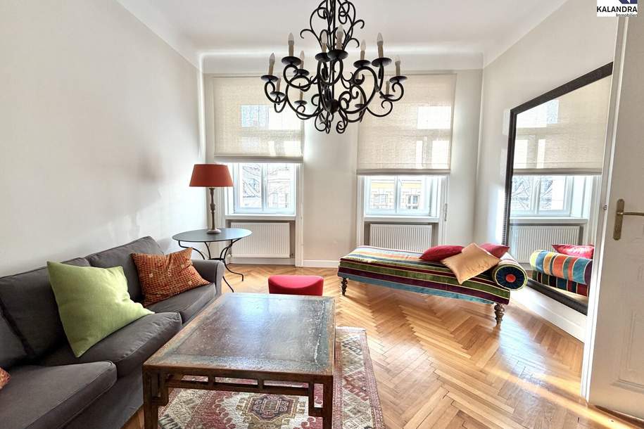 360° TOUR // MÖBLIERTE STILWOHNUNG // FURNISHED CLASSIC STYLE APARTMENT, Wohnung-miete, 3.499,10,€, 1090 Wien 9., Alsergrund