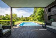Traumhafte Villa mit Pool, Garten &amp; Weitblick in Brunn am Gebirge