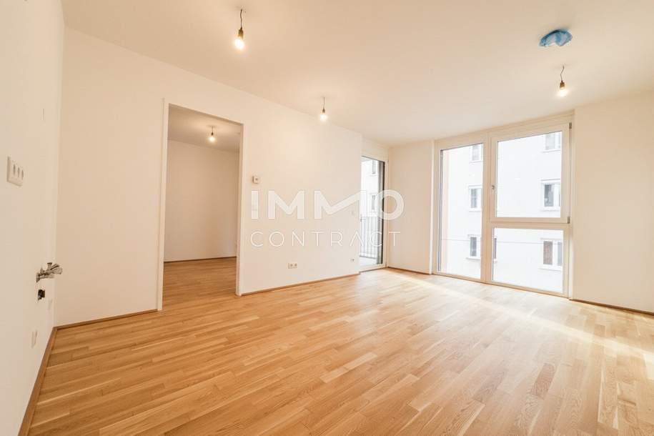 BEIM DONAUUFER: Attraktives Neubau-Investment: 2 Zimmer im Erstbezug, Wohnung-kauf, 259.500,€, 1210 Wien 21., Floridsdorf