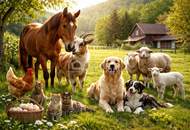 NATUR, FREIHEIT UND GLÜCKLICHE TIERE