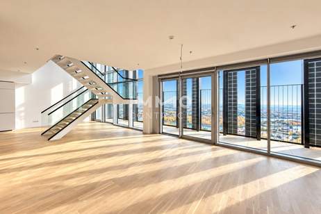 The Skyline Penthouse: DC2 Tower Level 51 - DANUBE HORIZON, Wohnung-miete, 1.100,00,€, 1220 Wien 22., Donaustadt