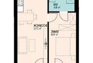Exklusive 2-Zimmer-Wohnung im 14. OG mit Balkon &amp; Panoramablick