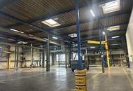 Lager-/Produktionshalle mit Büro in Toplage direkt an der B 1 mit 2500 KVA Stromleistung und Hausbrunne