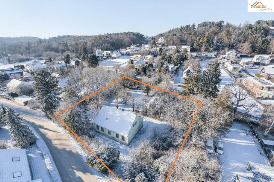 Großzügiges Baugrundstück - alles hat Platz, Traumhaus, Garage und Pool !, Grund und Boden-kauf, 495.000,€, 2823 Neunkirchen