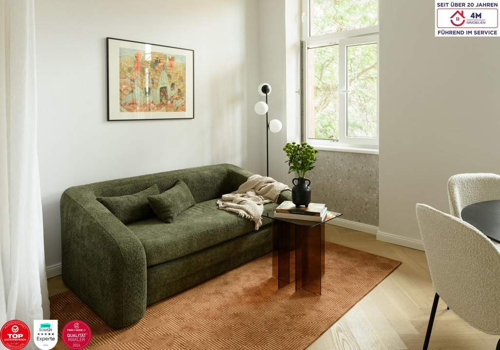Stilvolle möblierte Designer Wohnung -Erstbezug nach Generalsanierung