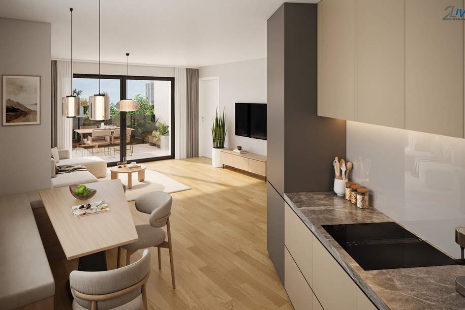 Schlüsselfertig: 84 m² Nähe Kaiserwasser - inkl. Klimaanlage, Wohnung-kauf, 649.900,€, 1220 Wien 22., Donaustadt