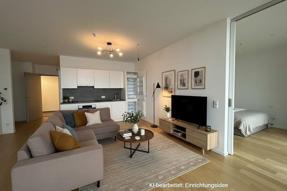 2 Zimmer de LUXE mit südlichem Balkon direkt beim Belvedere mit viel Wohnkomfort!, Wohnung-miete, 1.419,01,€, 1100 Wien 10., Favoriten