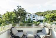 Abkühlen im hauseigenen Pool .... Ihre Traumwohnung mit Terrasse oder Garten und Fernblick Nähe Maurer Wald PROVISIONSFREI !!