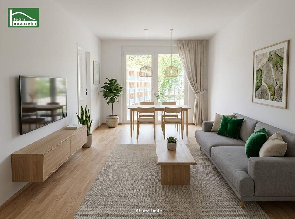 STEINGÖTTERHOF - Moderne 2-Zimmer-Wohnung mit großer Loggia!