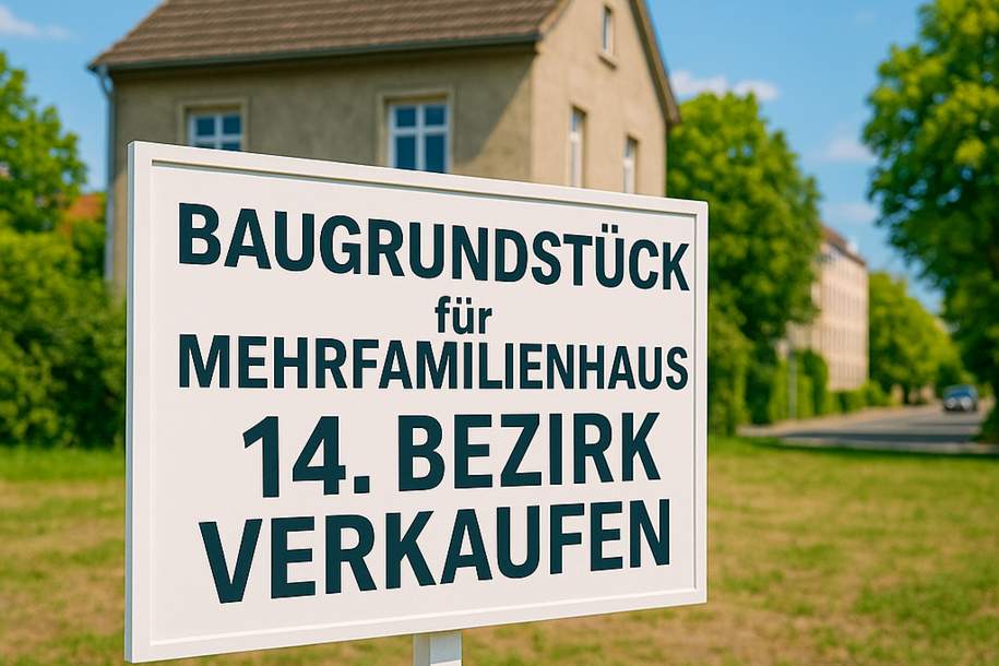 Baugrund im 14. Bezirk (GB III g) – ideale Chance für Bauträger, Haus-kauf, 980.000,€, 1140 Wien 14., Penzing