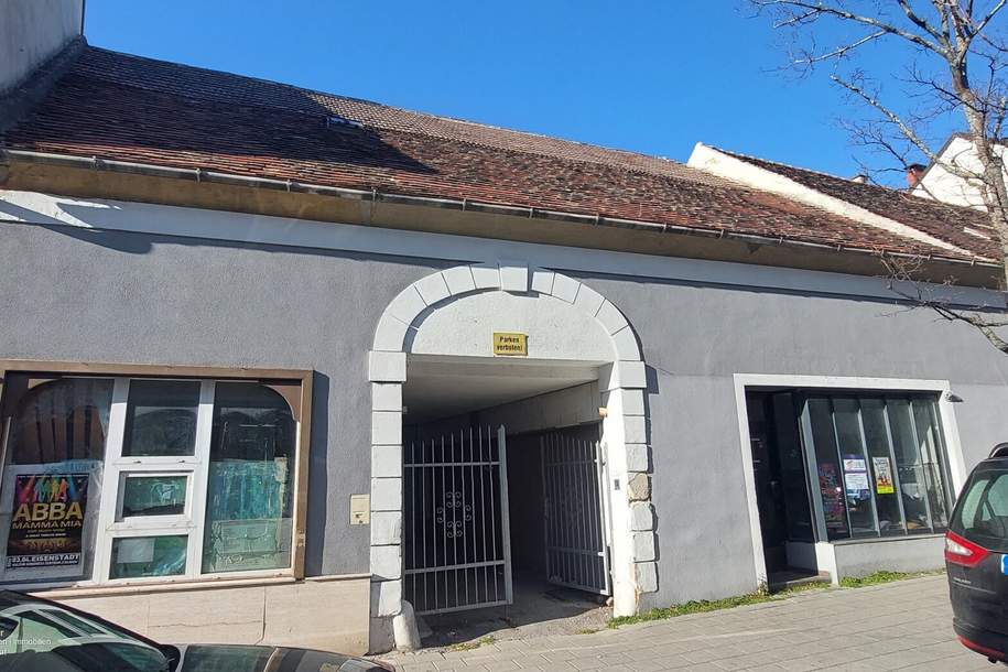 Hohe Frequenzlage !! 125m² Geschäftslokale auf 575m² Eigengrund, Gewerbeobjekt-kauf, 395.000,€, 7000 Eisenstadt(Stadt)