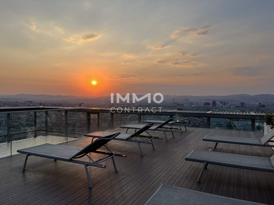 Pool, Concierge, BBQ Area, Concierge, Park uvm. Geräumig Wohnen mit Rundumblick 19. Stock
