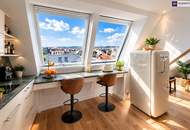 Urbaner Wohnluxus: Exklusive DG-Wohnung mit Terrasse &amp; spektakulärem Fernblick