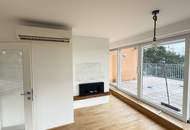 Klimatisierte 2-Zimmer-Wohnung mit zwei Terrassen und Ausblick auf das Schloss Schönbrunn und Steinhofkirche sowie ein opt. Stellplatz!