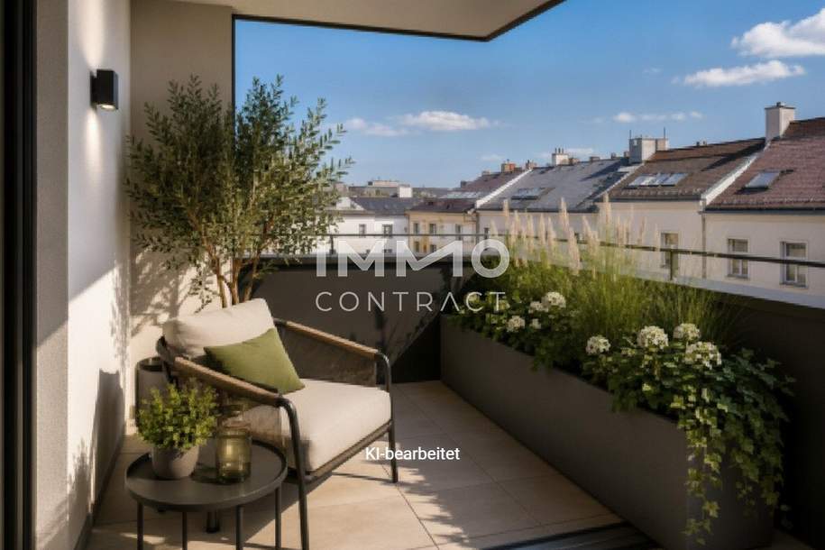 Exklusive 3-Zimmer-Neubauwohnung nahe Schloss Schönbrunn – Erstbezug mit Balkon & Loggia, Wohnung-kauf, 309.000,€, 1120 Wien 12., Meidling