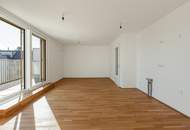 KOMPLETT HOFSEITIGER DG-ERSTBEZUG | Ca. 10 m² Balkon/Terrasse | Nähe Alte Donau | Fernwärme | TG-Stellplatz optional | Ideal für Anleger oder Eigennutzer | Nachhaltiges Projekt