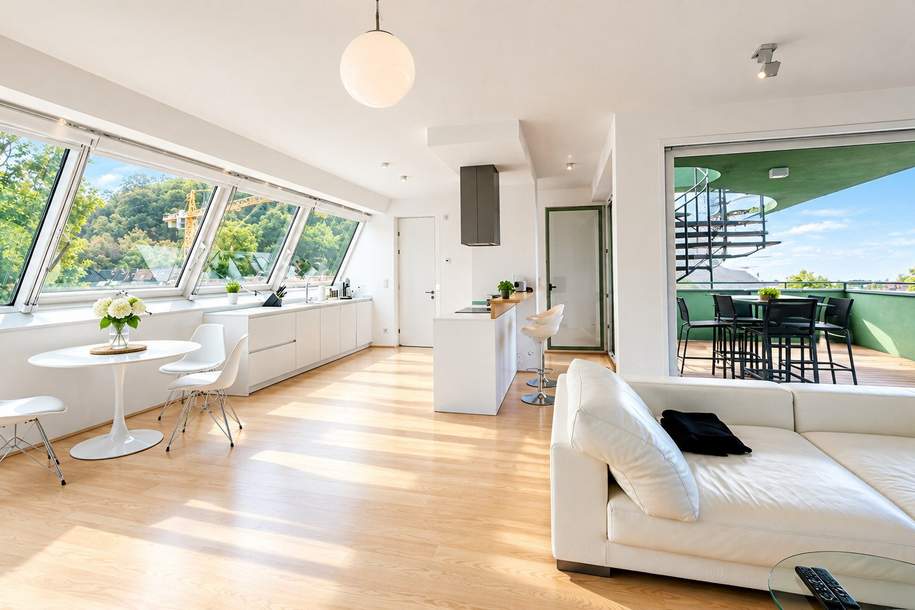 Exklusives Penthaus im Zentrum von Graz,159 m² Wfl.,169 m² Terrassen neuwertig!, Wohnung-kauf, 990.000,€, 8010 Graz(Stadt)