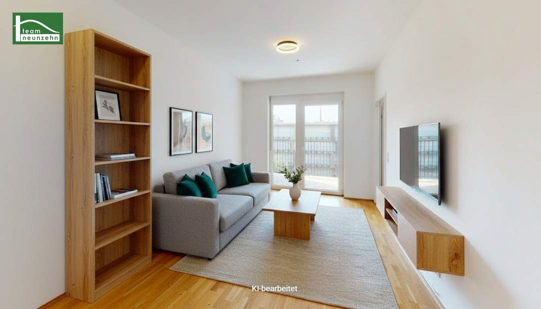 Wohnen in Graz Puntigam - Tolle 2-Zimmer-Wohnung mit Balkon im Brauquartier!