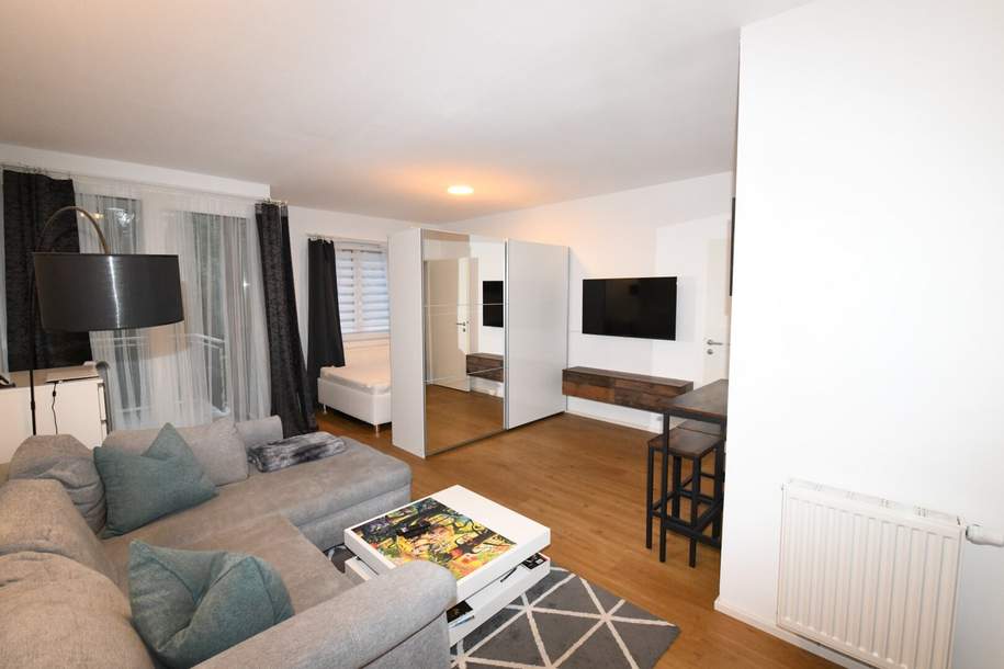 Tolle Lage! 1 Zimmer Wohnung mit Loggia & Autoabstellplatz- möbliert, Wohnung-miete, 599,00,€, 2000 Korneuburg
