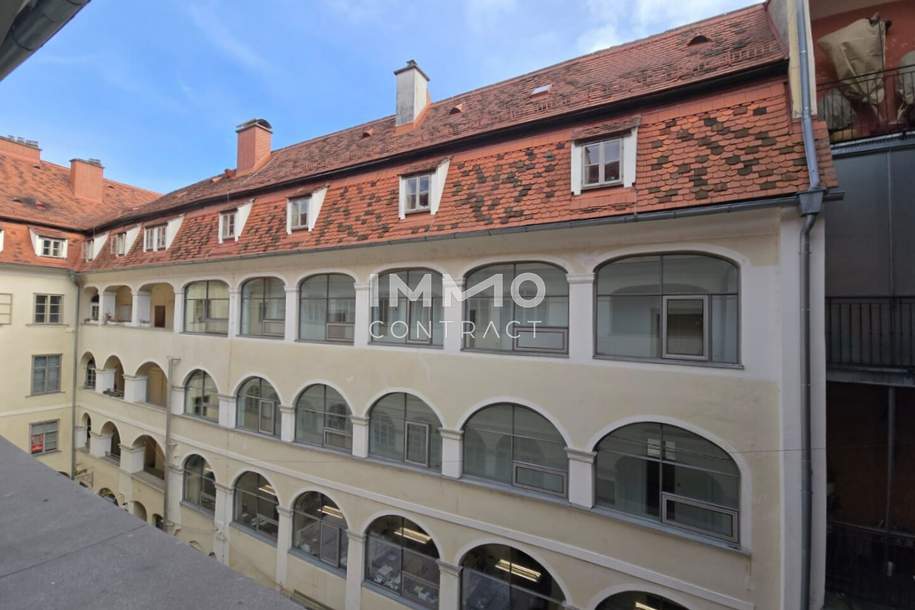 Bürofläche in zentraler Lage Innenhoflage - Herrengasse 3 - Top 512, Gewerbeobjekt-miete, 691,72,€, 8010 Graz(Stadt)