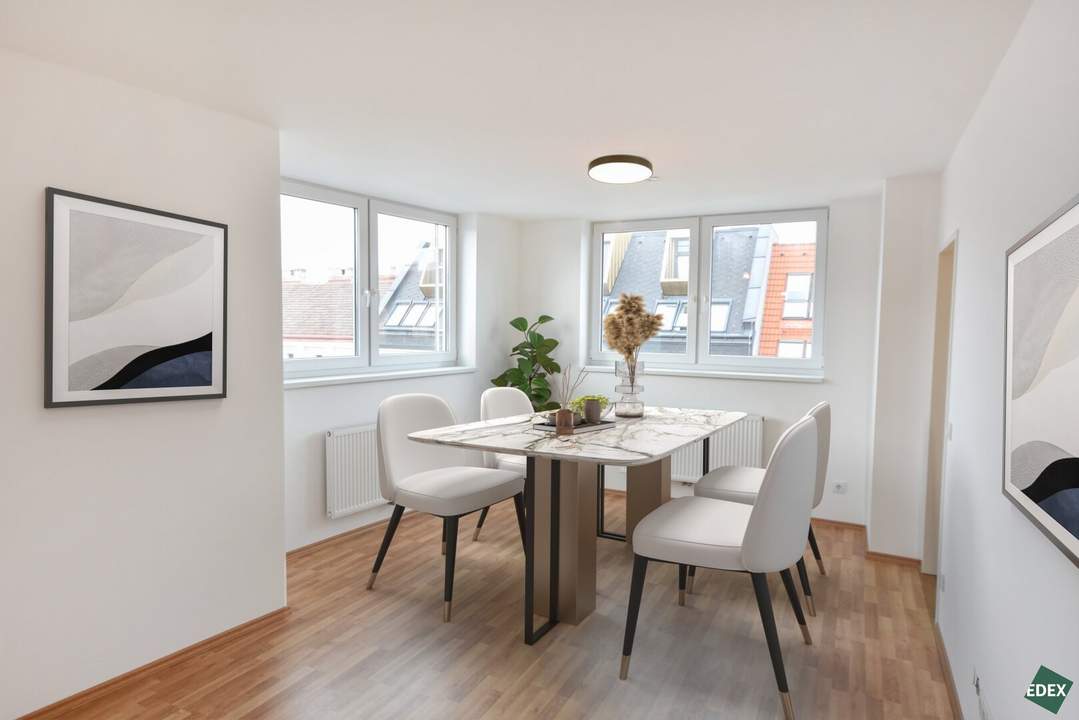 Wunderschöne 3,5-Zimmer-DG-Maisonette mit Terrasse nahe U3 - Hütteldorfer Straße