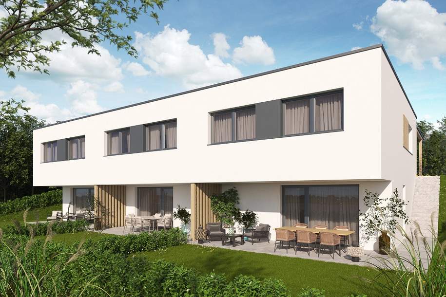 NEUBAU - Modernes Reihenhaus in attraktiver Lage in Eggelsberg - Provisionsfrei, Haus-kauf, 466.000,€, 5142 Braunau am Inn