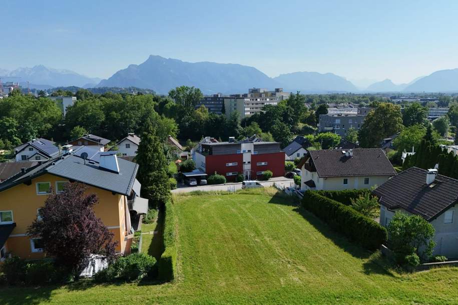 Rarität nahe Maria Plain: Baugrundstück für ein Einfamilien- / Mehrfamilienhaus oder ein aussichtsreiches Bauträgerprojekt, Grund und Boden-kauf, 1.175.000,€, 5020 Salzburg(Stadt)