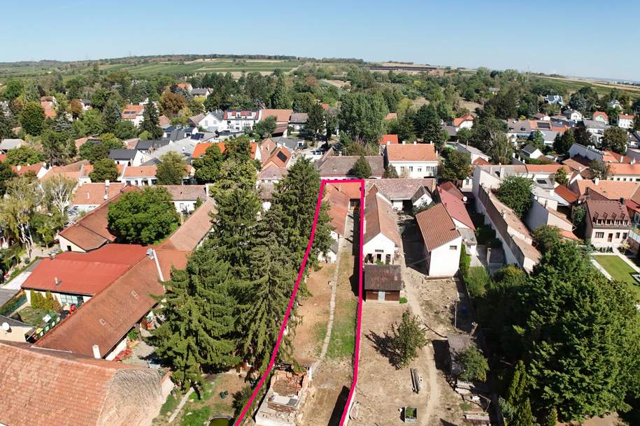 Interessante Entwicklungsliegenschaft mit Altbestand im Herzen von Stammersdorf, Grund und Boden-kauf, 890.000,€, 1210 Wien 21., Floridsdorf