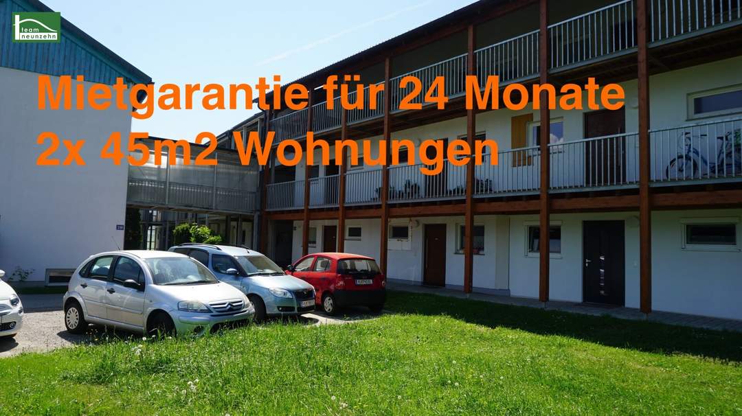 Sichere Anlage! 2x 2-Zimmer Wohnungen, vermietet mit Mietgarantie für 24 Monate mit mind. 5% Rendite. Solide &amp; verlässliche Anlage. (16 Whng. wurden bereits verkauft).