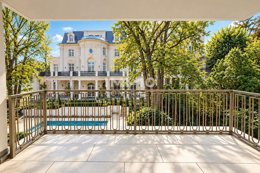 Villa Chimani: Stilvolle 3-Zimmer-Residenz mit Pool und Noblesse - Palais & Villa, Wohnung-kauf, 1190 Wien 19., Döbling