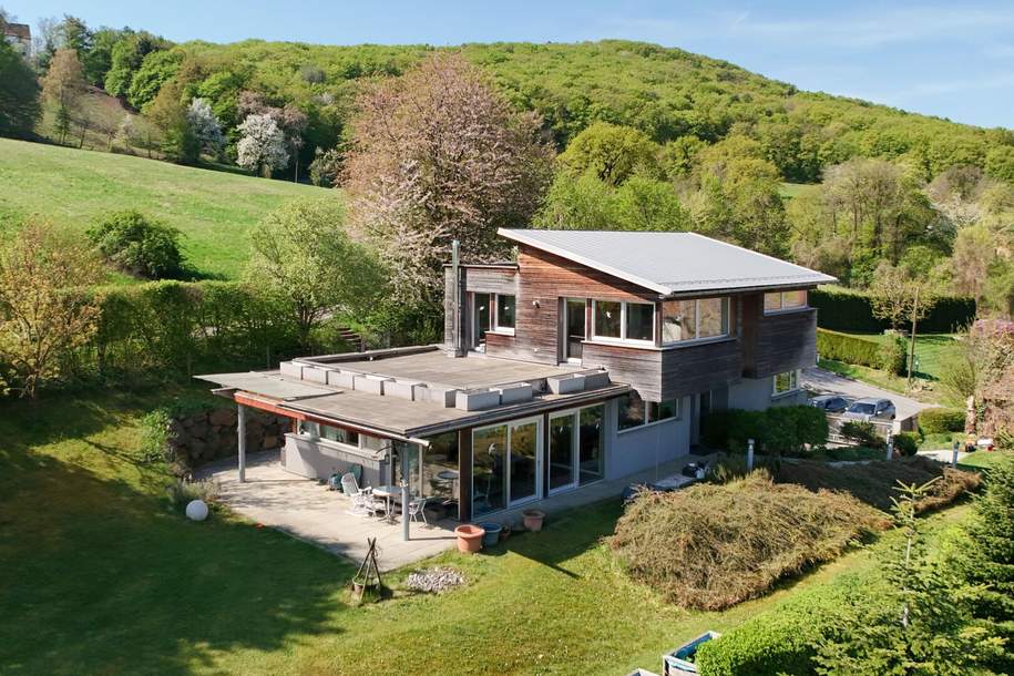 Nachhaltig wohnen mit Erdwärme – Architektenhaus in idyllischer Grünruhelage mit Weitblick, Haus-kauf, 1.260.000,€, 3041 Sankt Pölten(Land)