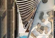 NEU! Möbliert DANUBEFLATS - Doorman, Gym, Pool, div. Lounges UND den schönsten Ausblick auf Stephansdom, Prater & Neue Donau