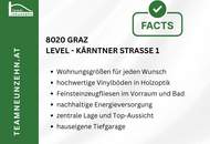 Ganz oben an(ge)kommen – Level Graz – Erstbezug mit urbanem Wohnflair