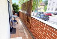 Neuwertig. Komfortabel. Mit Balkon. Mit privatem Patio. Im Zentrum.
