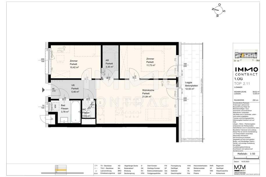 Stock2Live Exklusive Wohneinheiten 42qm - 120qm in Stockerau Fußläufig zu Schule und Bahnhof!, Wohnung-kauf, 307.000,€, 2000 Korneuburg