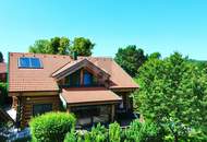 KANADAFEELING PUR - ROMANTISCHES NATURSTAMMBLOCKHAUS MIT NEUEM POOL!