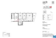 Schöne 3 Zimmerwohnung mit 10m² Loggia beim Gasometer