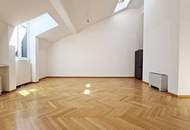 GONZAGAGASSE, BÖRSE-NÄHE, klimatisiertes 122 m2 Dachgeschoss mit 8 m2 Terrasse, 3 Zimmer, Komplettküche, 2 Bäder, Parketten