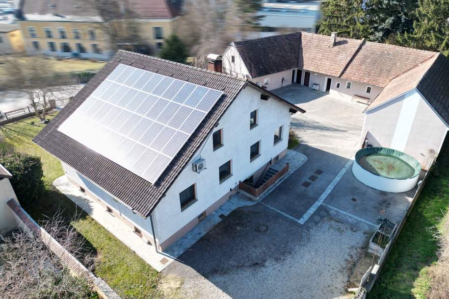 Mehrfamilienhaus mit großzügigem Grundstück und vielseitig nutzbaren Nebengebäuden in Traismauer, Haus-kauf, 490.000,€, 3133 Sankt Pölten(Land)