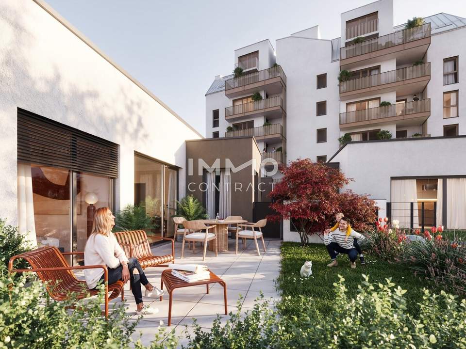 Exklusives Haus im Innenhof - 3 Zimmer mit Eigengarten - Erstbezug