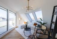 WINTERAKTION: DG-Traum | Erstbezug, 3-Zimmer, Dachterrasse mit Wien-Blick, Abstellraum, Kellerabteil