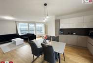 High-End Penthouse mit Skyline Ausblick - Exklusive Dachgeschosswohnung mit 3 Terrassen, Tiefgaragenplatz und Kinderspielplatz