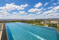 Provisionsfrei &amp; Neu: Sonne, Ausblick über den Prater &amp; die ganze Stadt, Pool, Gym, uvm.