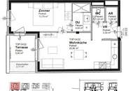Moderne 2-Zimmer-Wohnung mit Terrasse in der Koloniestraße!