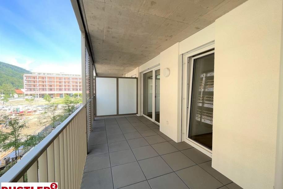 Perfekt aufgeteilte 2-Zimmerwohnung mit großzügigem Balkon - SMART WOHNEN!, Wohnung-miete, 640,07,€, 8020 Graz(Stadt)