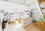 Helle Maisonettewohnung mit großer Dachterrasse in Kaisermühlen