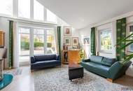 RESIDIEREN BEIM ROTEN BERG II GARAGE II SAUNA II NEUE PV-ANLAGE II 6 ZIMMER II 4 BÄDER II 54m² WOHNZIMMER MIT KAMIN II 2 TERRASSEN II BALKON II GARTEN II GROSSER KELLER