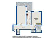 Süße, absolut ruhige Zweizimmerwohnung mit schönem Balkon und Grünblick