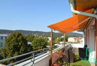 Große Dachterrasse! Lichtdurchflutete, elegante 3-Zimmer Dachgeschoßwohnung mit Garage!